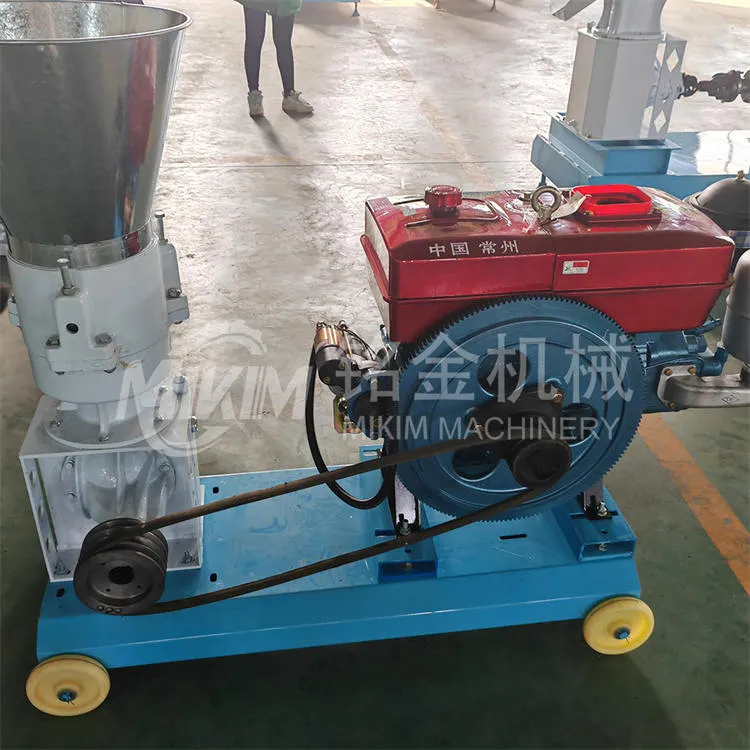 Machine voor de productie van veevoer