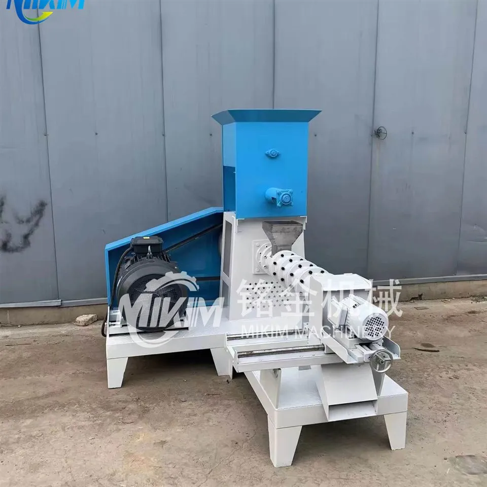 Machine voor de productie van visvoer