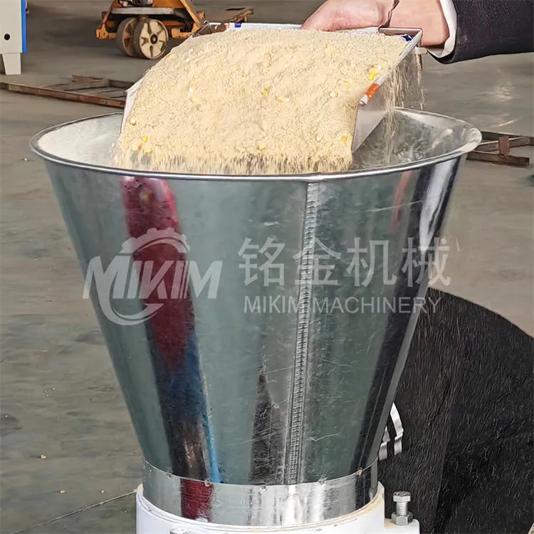 Pelletmachine voor pluimveevoer