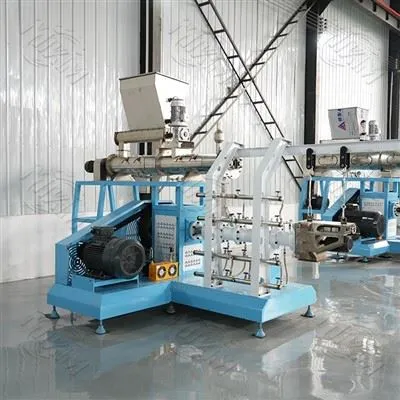 Good Performance Double Screw Extruder Aquatic Feed Extruder For Animal Feed Floating Fish Feed Pellet Extrusion Machine