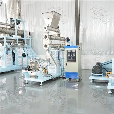 Fish Food Production Line Fish Flake Food Machine Floating Fish Food